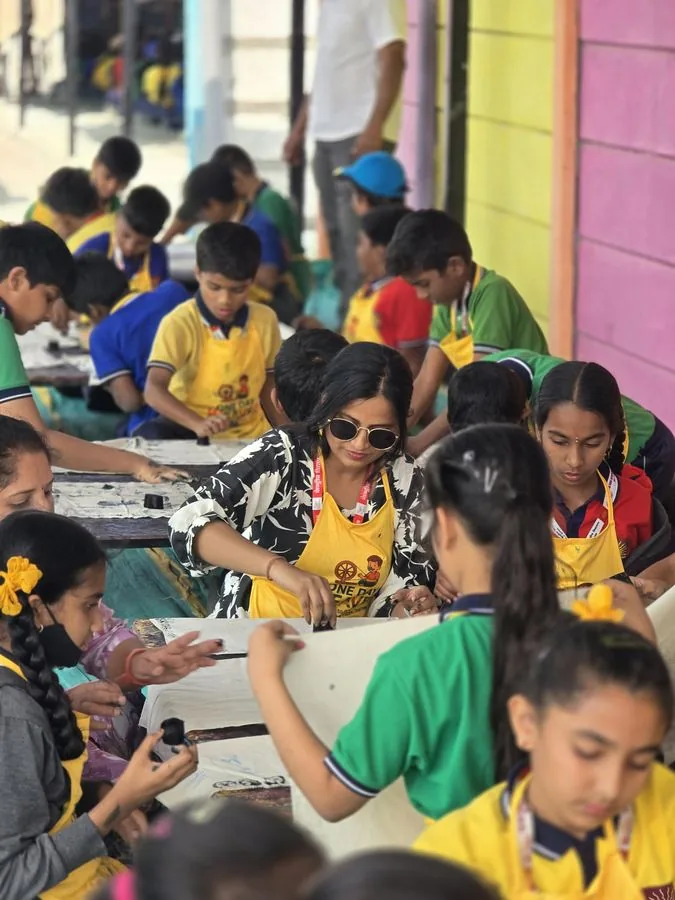 Hand Block Printing — Students Creating Art